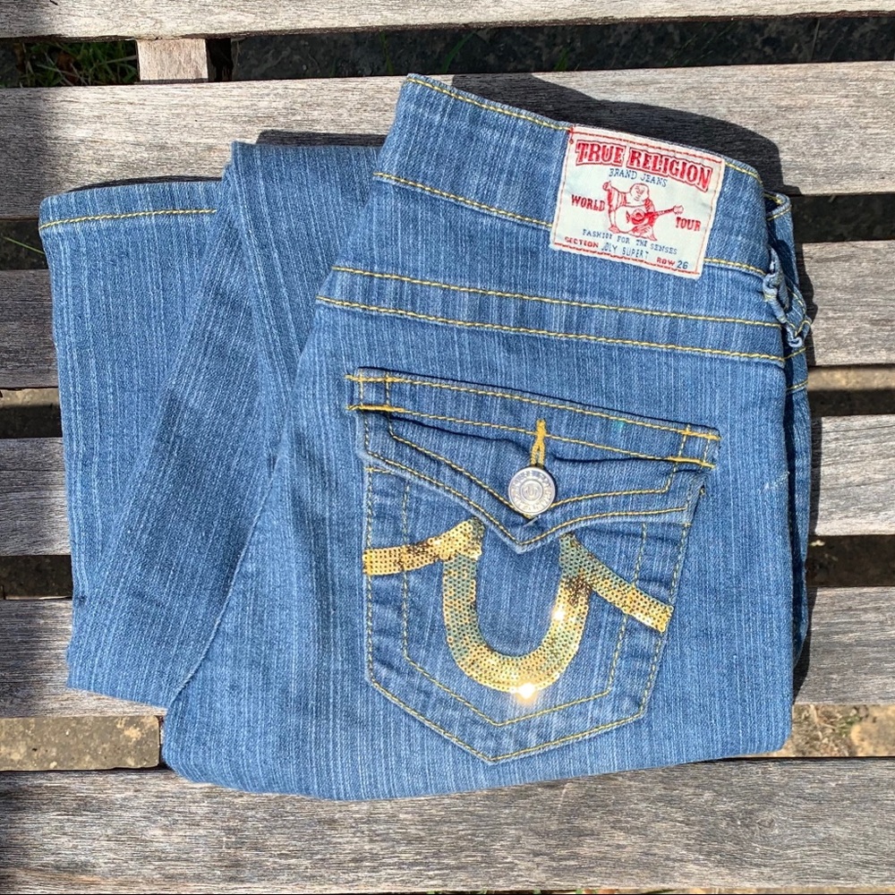 True Religion Straight Leg Jeans